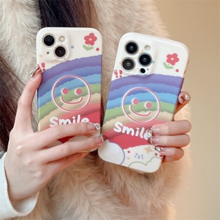 เคสโทรศัพท์มือถือ TPU ลายดอกกุหลาบหน้ายิ้ม สําหรับ Huawei Mate 30 40 P30 P40 Pro Nova 5T 7i 7 8 9 SE Pro