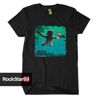 oversize T-shirt เสื้อยืด ลาย NIRVANA Band ขนาดใหญ่ สําหรับเด็ก และผู้ใหญ่ ไซซ์ S - 7XL | เสื้อยืด พรีเมี่ยม S-5XL