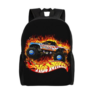 Hotwheel กระเป๋าเป้สะพายหลัง กระเป๋านักเรียน ผ้าแคนวาส สําหรับวัยรุ่น โน๊ตบุ๊ค ใช้ได้ทั้งชาย และหญิง