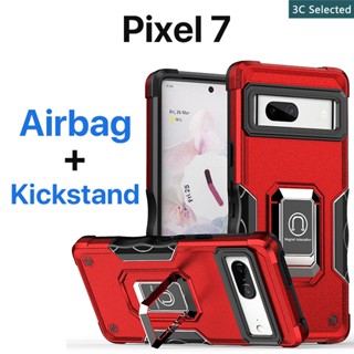 เคส Google Pixel 7 7Pro 7a Case ป้องกันการตกหล่น ขาตั้งในตัว ปกป้องหน้าจอ ถุงลมนิรภัย กันกระแทก ป้องกันลายนิ้วมือ ปกป้องกล้อง กันลื่น