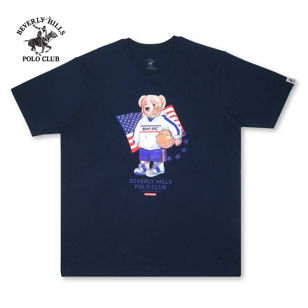 เสื้อยืด คอกลม ผ้าฝ้าย พิมพ์ลาย BHPC สําหรับผู้ชาย