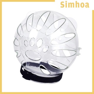 [SIMHOA] ตะกร้อครอบปากสัตว์เลี้ยง แบบใส ป้องกันการกัด สําหรับอาบน้ําแมว, ที่ครอบปากแมว ฮู้ดหมาแมว ฮู้ดกันแมวกัด กันกิน