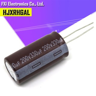 5PCS 200v330uf 330uf220v 18*35 Electrolytic capacitor 200v 330uf 18x35