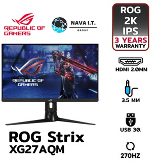 COINSคืน15%⚡FB9JMZV6⚡ ASUS ROG SRIX XG27AQM 27" INCH IPS WQHD 0.5MS 270HZ รับประกัน 3ปี