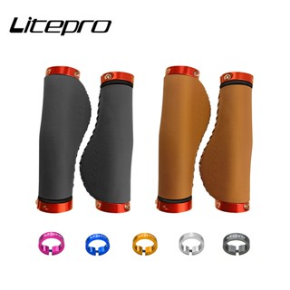 Litepro ปลอกหนัง PU หุ้มแฮนด์บาร์ แบบสองด้าน สําหรับรถจักรยานเสือภูเขา BMX