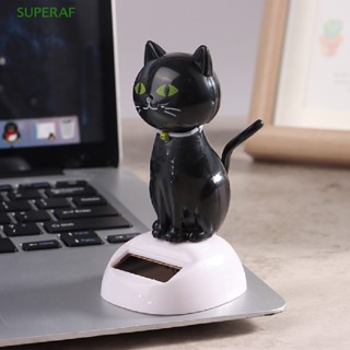 SUPERAF Black Cat Solar Powered Shaking Solar Powered Toy Bobble Head Figure Dancing Toy Gift HOT