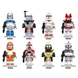 ฟิกเกอร์ The Clone Trooper 501th ARC Captain Grey Space Wars ขนาดเล็ก ของเล่นสําหรับเด็ก