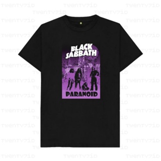 [S-5XL]เสื้อยืด พิมพ์ลายวง Sabbath 30s Combed Catton สีดํา พรีเมี่ยม