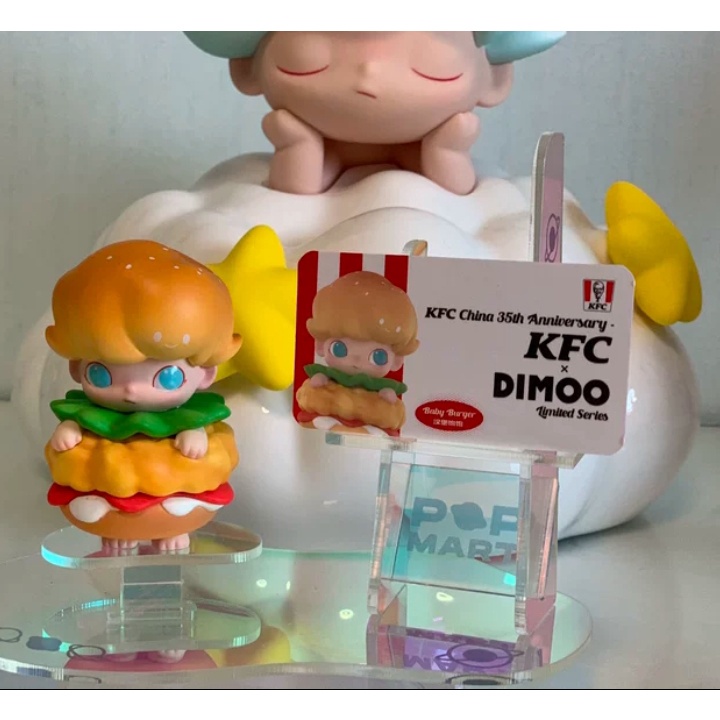 ของแท้POPMART Kfc x Dimoo Limited Series กล่องสุ่ม ตุ๊กตาฟิกเกอร์ ...