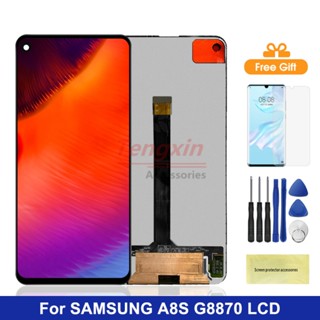 หน้าจอแสดงผล Lcd ดิจิทัล 6.4 นิ้ว A9 Pro 2019 แบบเปลี่ยน สําหรับ Samsung Galaxy A8s G8870 G887 G887F