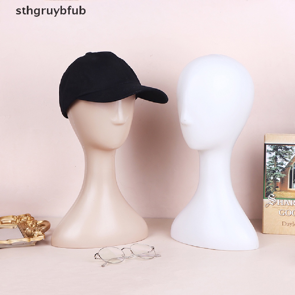 STHB หญิงพลาสติกบทคัดย่อ Mannequin รุ่นสําหรับวิกผมหมวกขาตั้งผู้ถือ TH - รูปที่ 2
