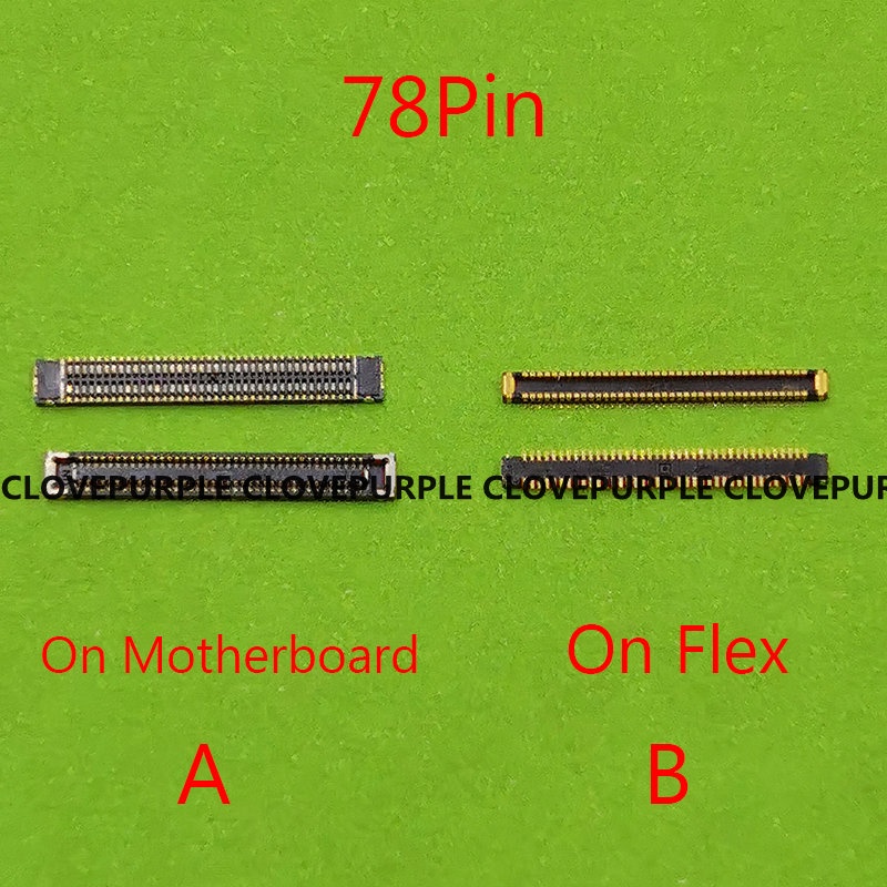 ปลั๊กเชื่อมต่อหน้าจอ Lcd FPC 40 78 Pin สําหรับ Samsung Galaxy A71 Note10 Lite A41 A51 S20FE 5G M51 A31 M31S