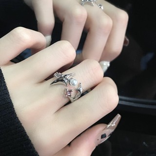 2023 New Fashion Cosmic Star Ring Womens Light Luxury French Zircon Small Design High Sense Fashion Personality Trend