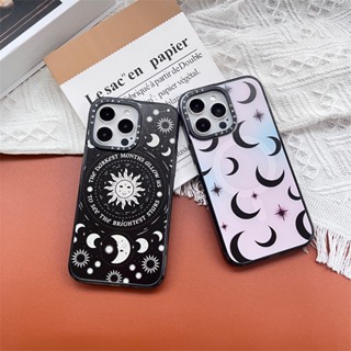 【Helios - Moon】casetify เคสโทรศัพท์มือถืออะคริลิค แม่เหล็ก ลายตัวอักษร สําหรับ iPhone 14 Pro MAX 11 12 13 Pro MAX 14 Plus