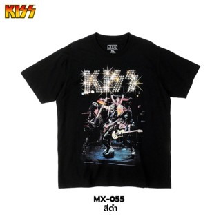 Power 7 Shop เสื้อยืดวง คิส ลิขสิทธ์แท้ KISS T-SHIRTS (MX-055) ขนาด: S-4XL