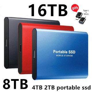 ฮาร์ดดิสก์ภายนอก HD USB3.0 SATA ความเร็วสูง 2.5 500GB 2TB 4TB 8TB 16TB SATA ความเร็วสูง แบบพกพา