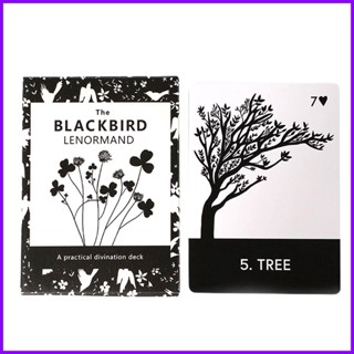 ไพ่ทาโรต์ The Blackbird Lenormand เวอร์ชั่นภาษาอังกฤษ 36 Oracle Cards Decks Divination Desk Board Game Fate notath