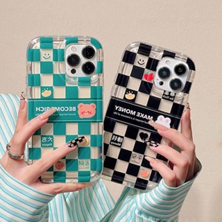 เคสสำหรับ iPhone 11 13 12 14 Pro Max X XS XR 6 6s 7 8 Plus SE Airbag Case การ์ตูนน่ารัก กันกระแทก ป้องกันเลนส์กล้อง