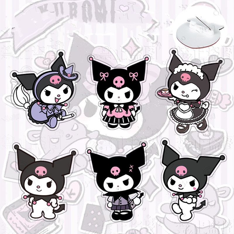 เข็มกลัด ลายการ์ตูนอนิเมะ Kuromi น่ารัก