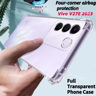 เคสซิลิโคนใส กันกระแทก สําหรับ Vivo V27E 2023 Vivo V27 V27E 5G VivoV27 Pro V 27 V25 V25E E VivoV27E 27E 5G 2023