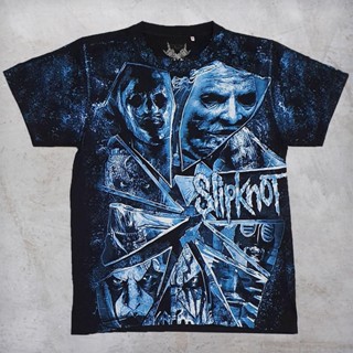 oversize T-shirt เสื้อยืดผ้าฝ้าย 100% พิมพ์ลาย slipknot overprint แฟชั่นสําหรับผู้ชาย และผู้หญิง S-5XL