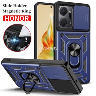 เคสโทรศัพท์มือถือ พร้อมแหวนแม่เหล็ก สําหรับ Honor X7A X8A HonorX7A X8 X6 4G 5G X9