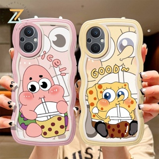 Zymello เคส Redmi 9A Redmi 9C Redmi 9T Redmi 10C Redmi Note 10 Pro เคสโทรศัพท์ซิลิโคนลายการ์ตูนน่ารัก SpongeBob SquarePants