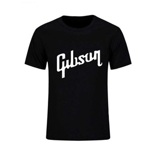 [S-5XL] เสื้อยืดคอกลม เสื้อแขนสั้น เสื้อยืดแขนสั้น คอกลม ผ้าฝ้าย พิมพ์ลาย Gibson สไตล์ฮิปฮอป แฟชั่นฤดูร้อน สําหรับผู้ชาย