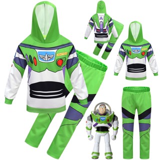 ชุดคอสเพลย์ Toy Story 4 Buzz Lightyear 2 ชิ้น พร้อมกางเกง สําหรับปาร์ตี้ฮาโลวีน