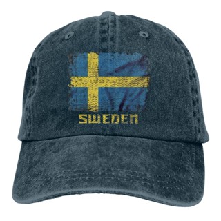 ใหม่ หมวกแก๊ป ผ้าฝ้ายแท้ ลายโลโก้ Sweden Pride Sweden Sweden Flag Swedish Heritage XQ