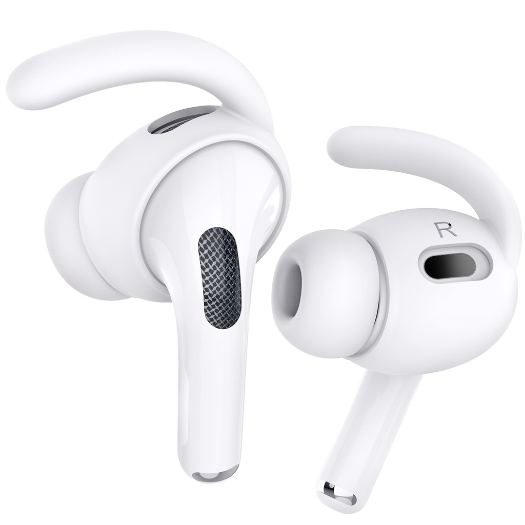 3 คู่, Anti-drop หูตะขอเคล็ดลับสําหรับ AirPods ใหม่ 4 และ AirPods Pro 2 Series, Anti Slip ซิลิโคนกีฬา EarTips ครอบคลุมอุปกรณ์เสริมใช้งานร่วมกับ AirPod Pro 3 หูฟัง