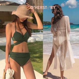 ชุดว่ายน้ำผู้หญิง ชุดว่ายน้ำแฟชั่น แฟชั่นเกาหลีผู้หญิง บิกินี่ Bikini เซ็กซี่ ผ้าเนื้อดี