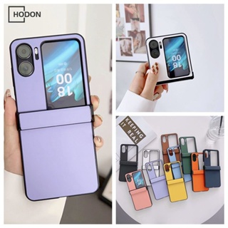 เคสโทรศัพท์มือถือหนัง PU ฝาพับ กันกระแทก สําหรับ OPPO Find N2 Flip 5G N2