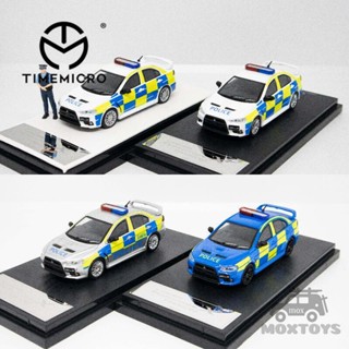 โมเดลรถยนต์ตํารวจอังกฤษ TIME MICRO 1:64 LANCER EVO X