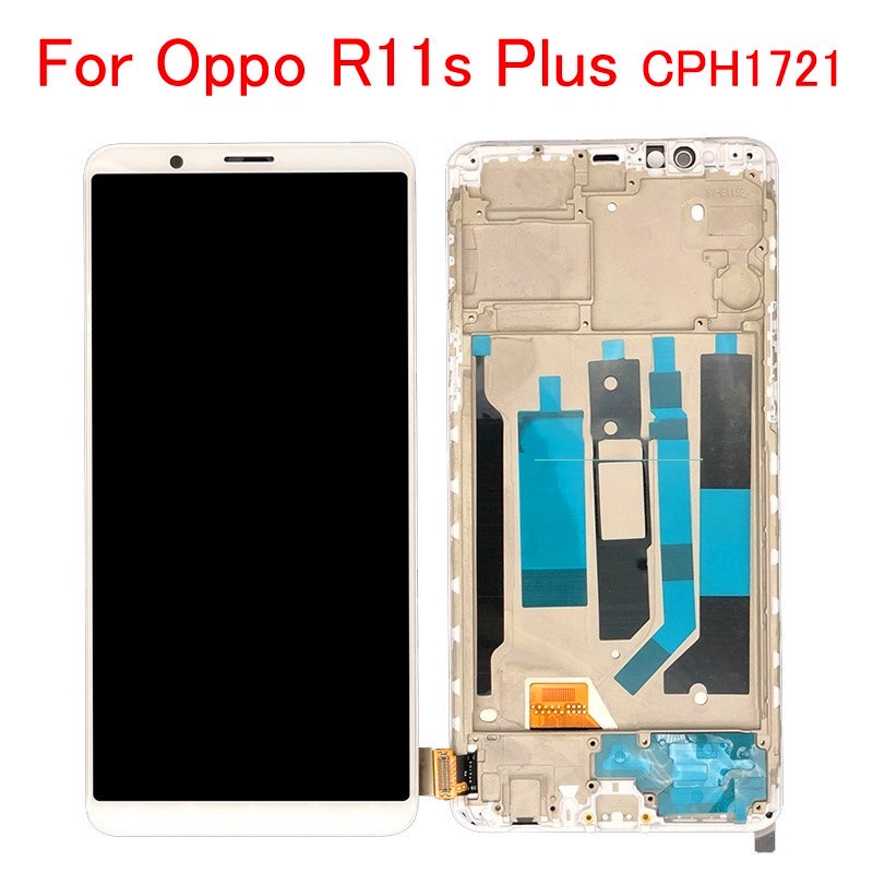 อะไหล่หน้าจอสัมผัสดิจิทัล LCD แบบเปลี่ยน สําหรับ Oppo R11s Plus CPH1721