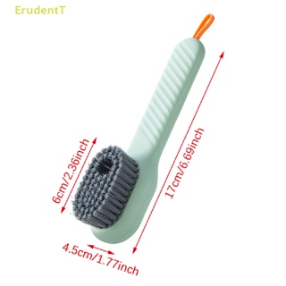 [ErudentT] แปรงทําความสะอาดรองเท้า ขนแปรงนุ่ม อัตโนมัติ ปล่อยของเหลว ทําความสะอาดเสื้อผ้าอย่างล้ําลึก แปรงซักผ้า ในครัวเรือน แปรงทําความสะอาด [ใหม่]