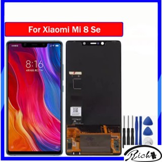 หน้าจอแสดงผล Lcd ดิจิทัล 5.88 TFT Mi 8 SE Mi8 SE ไม่มีกรอบ แบบเปลี่ยน สําหรับ Xiaomi Mi 8 SE