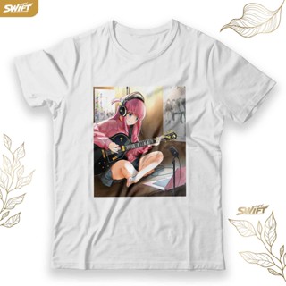 T-shirt Bocchi The Rock Hitori Gotou Girl guitar hero anime TSHIRT BAJU DISTROanime shirt_07