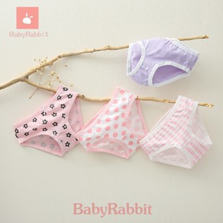 [BAbyRAbbit] กางเกงชั้นใน ผ้าฝ้ายแท้ สไตล์เกาหลี ญี่ปุ่น สําหรับเด็กผู้หญิง 2023