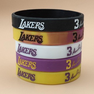 New season Lakers Anthony Davis NBA baller band basketball Bracelet Bangle silicone sports wristbands for fans In Stock JY