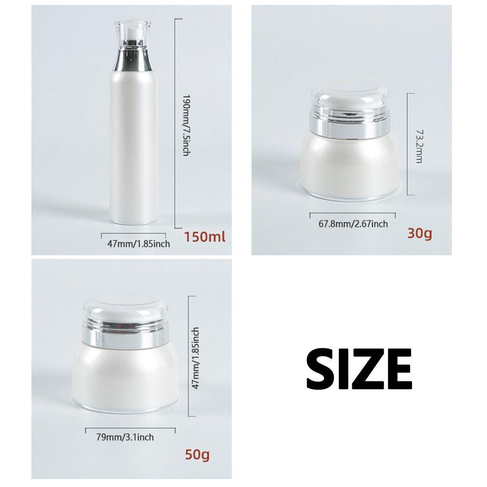 SHOEEMPORIUM ขวดปั๊มสูญญากาศ Airless สีขาวขวดรีฟิลขวดโลชั่นคอนเทนเนอร์เครื่องสําอางครีมรีฟิลกระป๋องแต่งหน้าเก็บ Vials ขวดเครื่องสําอาง ราคา ถูกที่สุด ดีลบีเคเค แกลเลอรีภาพที่ 2