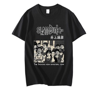 S-5XL ใหม่ เสื้อยืดแขนสั้น พิมพ์ลายอนิเมะ Slam Dunk Wo ขนาดใหญ่ สไตล์ญี่ปุ่น สําหรับผู้ชาย_08