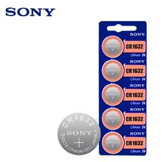 ของแท้ CR1632 ถ่านกระดุม Sony รุ่น CR1632 3V Lithium Battery พร้อมส่ง (2 Pack มี 10 pcs) ถ่าน