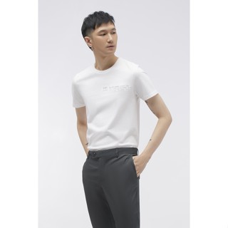 ESP เสื้อทีเชิ้ต ผู้ชาย สีขาว | Basic Tee Shirt | 3688