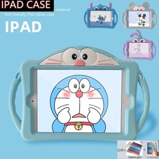 เคส ลายการ์ตูนน่ารัก พร้อมสายคล้อง สําหรับ Ipad 9th 8th 7th 6th Air 1st 2nd 3rd 4th 5th Gen Mini 1 2 3 4 5 6 Ipad 10.2 10.9 Pro 9.7 10.5 11 นิ้ว