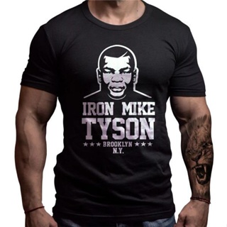 [S-5XL] เสื้อยืด พิมพ์ลาย Iron Mike Tyson Boxing เสื้อยืดคอกลม ตัวยาว แบบนิ่ม น่ารัก ไซซ์ S - 3Xl