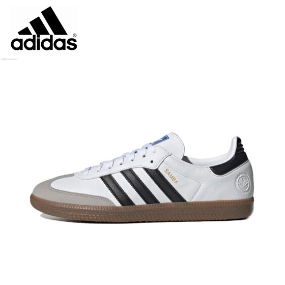 💐CC [Brand]Adidas Originals Samba Vegan White Black Grey Shoes for men and women