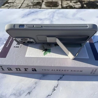 สําหรับ iPhone Air 17 Pro Max 16 Pro 15 14 15 14 13 12 mini 11 Xs Max XR 7 8 6S Plus SE เคสโทรศัพท์แม่เหล็กดีลักซ์ พร้อมขาตั้ง, เคสโทรศัพท์ สายรัดข้อมือ