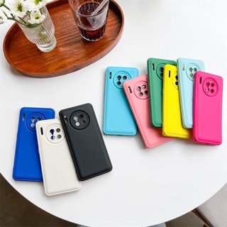 เคสโทรศัพท์มือถือแบบนิ่ม กันกระแทก สีพื้น เรียบง่าย สําหรับ Huawei mate40 50 NOVA10pro P30 40 p50pro