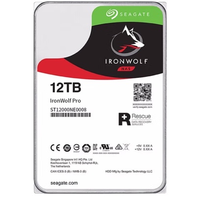NEW FOR Seagate IronWolf Pro 12TB SATA NAS Internal 7200RPM 256M 3.5" (ST12000NE0008) HDD